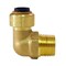 Apollo 1/4 in. Brass Push-To-Connect x 3/8 in. Male Pipe Thread 90-Degree Elbow FSBME1438 - alternate 3